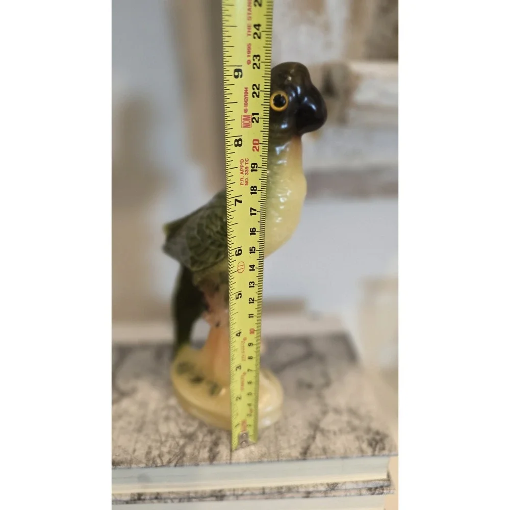 Vintage 60's Wax Candle parrot  9'